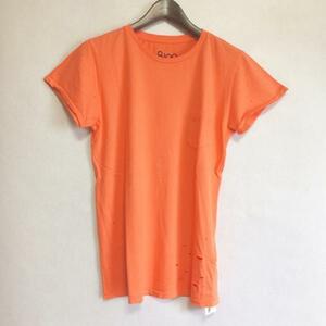 【新品】ロンハーマン 8100(Ron Herman 8100) 半袖Tシャツ 丸首 XS オレンジ/00578