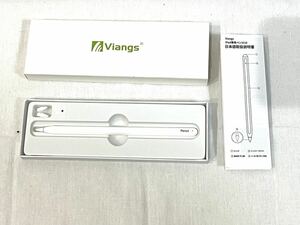 【正規認証品 ワイヤレス充電】アップルペンシル Viangsタッチペン ipad ペン 磁気充電 apple pencil互換スタイラスペン 超高感度 極細