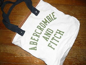 ABECROMBIE AND FITCH TOTE 良品 USED。