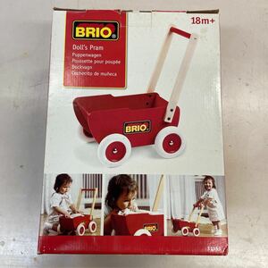 BRIO ブリオ　ドールワゴン　カタカタ　手押し車　木のおもちゃ　知育、未開封、送料込み