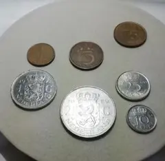オランダコイン　流通品7種セット
