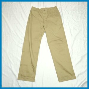 ★ANATOMICA/アナトミカ CHINO Ⅱ チノパンツ W33/メンズM相当/ベージュ/コットン100%/ボタンフライ/日本製&1331000255