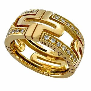 BVLGARI　ブルガリ　リング　パレンテシ　ダイヤモンド　K18　YG　750　50　9号　指輪