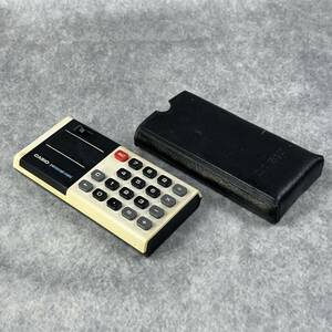 【ジャンク】CASIO personal-mini カシオ電卓 電卓 昭和レトロ ビンテージ カシオ 計算機 ケース付き (RS-003)