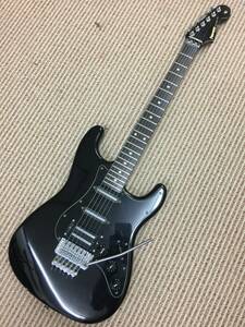 おそらく1985年、フェルナンデス FUNCTION FST-65 凄みある黒銀カラー HEAD CRASHER搭載 FERNANDES