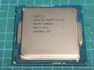 CPU Intel Core i3-4130 2C/4T 3.40GHz SR1NP 動作品、ネコポス発送