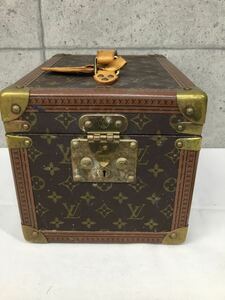 & LOUIS VUITTON ルイヴィトン モノグラム メイクボックス ボワット フラコン バニティ ハンド　バッグ　中古品　希少