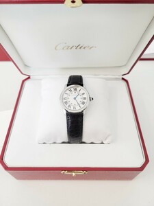 極美品　カルティエ CARTIER ロンドソロ クォーツ　箱　保証書　腕時計　レディース　正規
