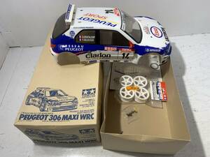 【現状品/80】タミヤ 1/10 電動RCカースペアパーツ プジョー306 マキシ WRC スペアボディセット