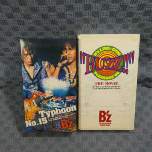 M601●B’z「BUZZ！！/Typhoon No.15(2本組)」2点セットVHSビデオ