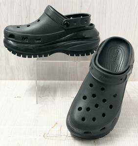 CROCS MEGA CRUSH CLOG クロックス サンダル サイズ23cm(M5/W7) ブラック