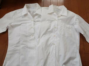 女子制服 花菱HANABISHI　長袖+半袖ブラウスワイシャツ　Mサイズ2枚セットスクールブラウスビジネス会社リクルートにも