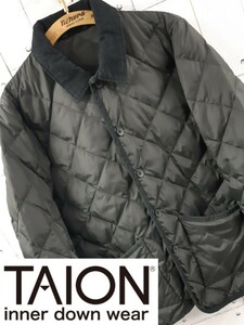 SALE！売り切り！別注 TAION SHIPS キルティング ジャケット タイオン シップス ダウン95％ 黒 M