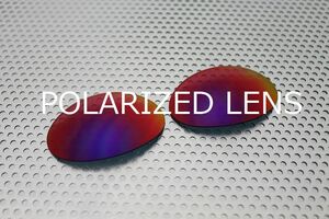 LINEGEAR　オークリー　ロメオ１用　偏光レンズ　UV420　プレミアムレッド　Oakley　X-Metal　Romeo1