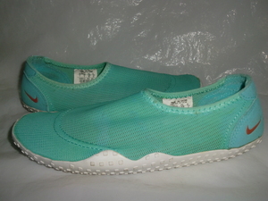 ★未使用デッド NIKE AQUA SOCK CLASSIC `01製ナイキ 190072 481 アクアソック クラシック ACG サックス