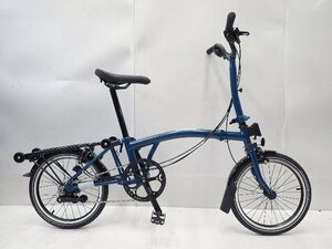 【公道未走行】 BROMPTON C-LINE 折り畳み自転車 ミニベロ オーシャンブルー 2024年モデル M6L 配送/来店引取可 ブロンプトン② ∩ 6DFA2-2