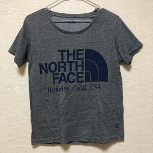 WS ノースフェイスパープルレーベル ナナミカ 半袖Tシャツ ビッグロゴ THE NORTH FACE PURPLE LABEL レディースS NT3512N nanamica
