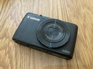 Canon キャノン PowerShot S200 ブラック コンパクトデジカメ パワーショット