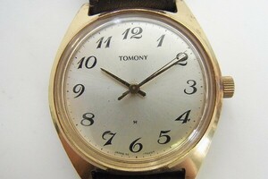 I563-N35-1380◎TOMONY トモニー 5000-7000 メンズ 手巻き 腕時計 現状品① ◎