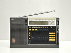 KM555●ジャンク品●SONY ソニー ICF-2001D　シンセサイザーレシーバー ラジオ　 AIR/FM/LW/MW/SW