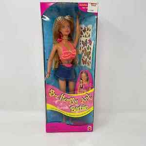 1998 Butterfly Art Barbie BANNED Pulled Off Shelf Rare Tattoo In Box 海外 即決