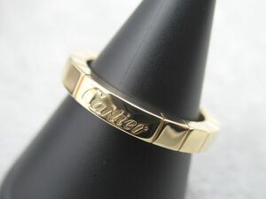 ◆中古美品 Cartier カルティエ ラニエール リング 指輪 750 K18 YG 18金 約10.5～11号 サイズ51 イエローゴールド 約5.59g ジュエリー◆