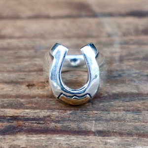 サイズ13 galcia ガルシア ホースシュー シルバー ピンキーリング R-MHS001SB Horseshoe RING SMALL