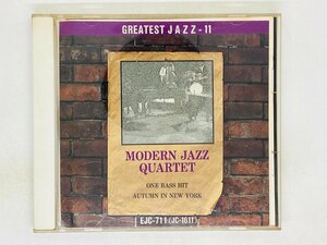即決CD MODERN JAZZ QUARTET / Greatest Jazz / One Bass Hit , EJC-711 ジャズ N04