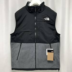 XXL 新品 ノースフェイス デナリ ベスト Denali Vest グレー Z ミックスグレー デナリベスト フリース ベスト フリースベスト ビッグサイズ