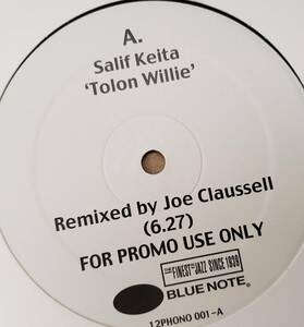 [古12inch] Salif Keita / Cassandra Wilson - Tolon Willie / Voodoo Reprise (Joe Claussell Remixes) / Blue Note / Promo / 2001