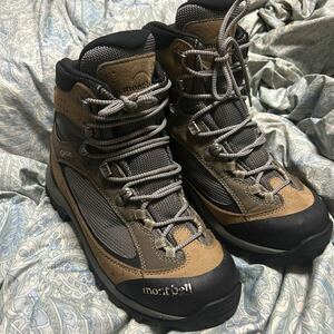 美品！3回程度着用　モンベル　GORE-TEX トレッキングシューズ　アルパインクルーザー　25㎝　定価25300円　トレイルグリッパーソール