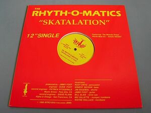 《新品同様》THE RHYTH-O-MATICS Skatalation / Trickster 1988 US Orig.Red Vinyl 12inch Bongo Boy BB002