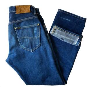 Lee リー 101 Project Denim Pants W30 REGULAR STRAIGHT 日本製 KURABO セルビッチデニム 青耳 レザーパッチ LM9601 ヴィンテージ復刻