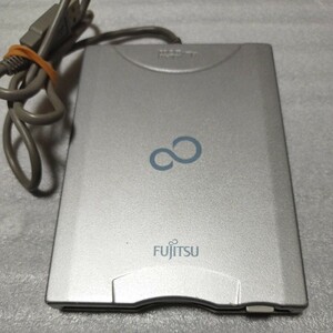 【通電確認】外付け USB フロッピーディスクドライブ FDD 富士通 FUJITSU FMFD-51S