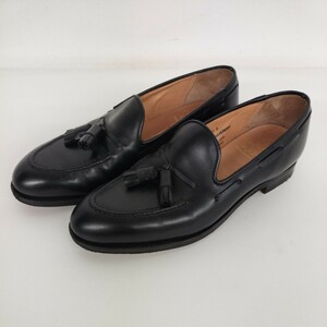 ◎13777 CROCKETT＆JONES クロケットアンドジョーンズ CAVENDISH 2　ローファー　ブラック　7E （jp25.5cm相当）29376 　