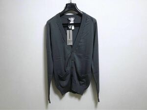 Dior Homme クラッシュ ニット カーディガン XS Gris ディオールオム クラッシュニット グレー 灰