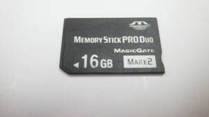 新入荷　MEMORY STICK PRO Duo　16GB　中古動作品