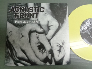AGNOSTIC FRONT/PURO DES MADRE★シングル　カラーレコード