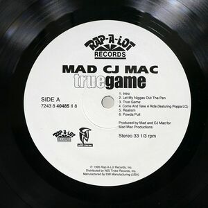 MAD CJ MAC/TRUE GAME/RAP-A-LOT 724384048518 LP