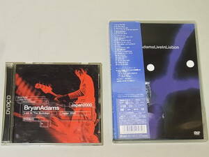 ■ブライアン アダムス DVD+CDセット■Bryan Adams ライヴ イン リスボン DVD UIBP1074 + DVD＆CD Live At The Budokan Japan2000/武道館 
