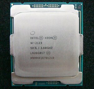 hv13 Intel Xeon W-2123 3.60GHz SR3LJ LGA2066 即決