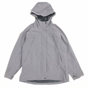 ●極美品 IGNIO イグニオ 防風 撥水 フーデット ウインド ジャケット S グレー ストレッチ トレーニングウェア レディース