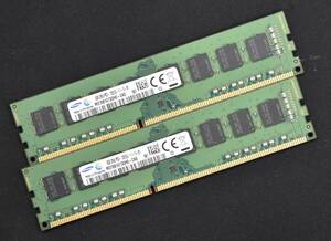 1円スタート 8GB 2枚組 (合計 16GB) PC3-12800 PC3-12800U DDR3-1600 240pin non-ECC Unbuffered DIMM 2Rx8 Samsung (管:SA5847-1(4E