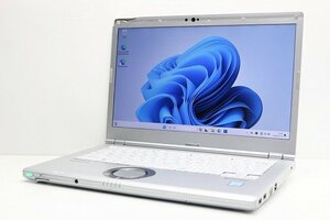 1円スタート ノートパソコン Windows11 Panasonic レッツノート CF-LV7 第8世代 Core i5 SSD256GB メモリ8GB Windows10 14インチ カメラ