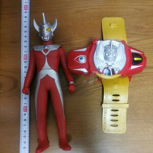 ウルトラマンタロウ ウルトラマンギンガ DXストリウムブレス 箱なし 動作確認済み なりきり 変身アイテム bigソフビ フィギュア セット