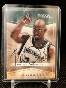 2004-05 Fleer Skybox autographics Kevin Garnett ケビン・ガーネット