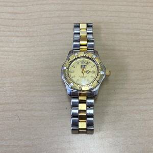 【TM0419】TAGHEUER タグホイヤー プロフェッショナル WK1321 腕時計 クォーツ 現状稼動品 シルバーカラー ゴールドカラー キズ汚れあり