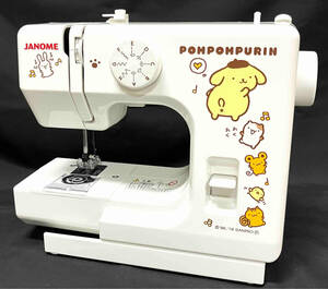 【付属品有り】JANOME ジャノメ Pompompurin ポムポムプリン PN-20 サンリオ コンパクト電動ミシン 20周年記念商品 蛇の目