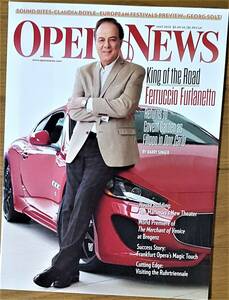 フェルッチョ・フルラネット　アメリカのオペラ雑誌　オペラニュース OPERANEWS 2013年5月号 