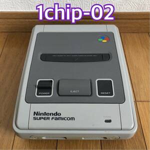 ジャンク 1chip-02 動作確認済 スーパーファミコン 本体 Nintendo 任天堂 SFC ニンテンドー 